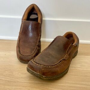boc Brown Leather Loafers